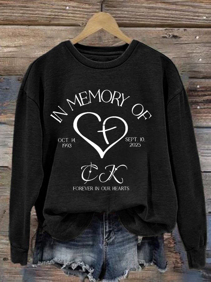 Women'S Casual Letter Print Long-Sleeved Sweatshirt