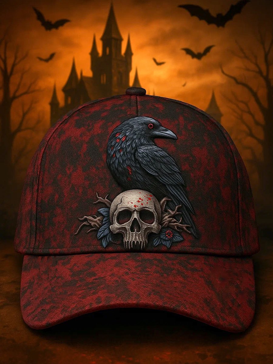 Unisex Halloween crow hat