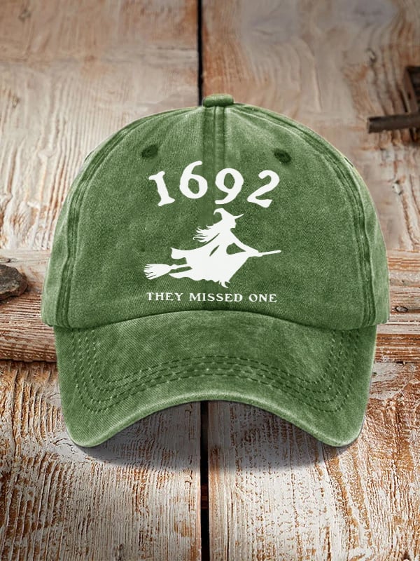 1692 Witch They Missed One Sun Hat