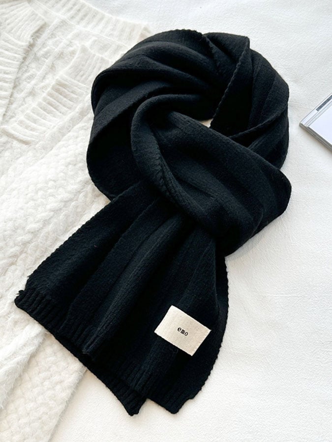 Autumn And Winter Warm Solid Color Scarf