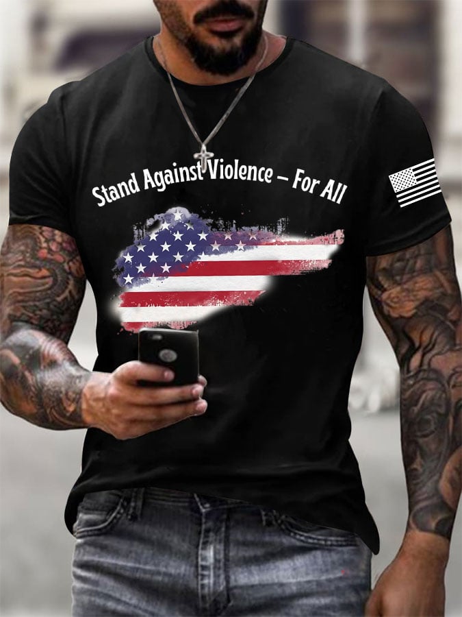 Men's  Freedom  Printed T-Shirt