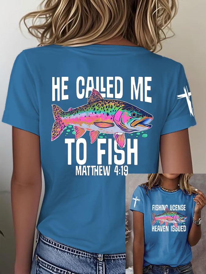 Women's Faith Printed Short-Sleeved T-Shirt