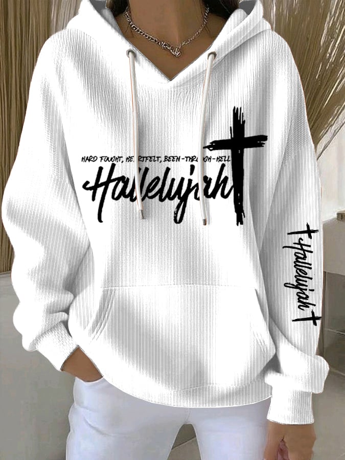 Women's  Hard Fought, Heartfelt, Been-Through-Hell Sweatshirts