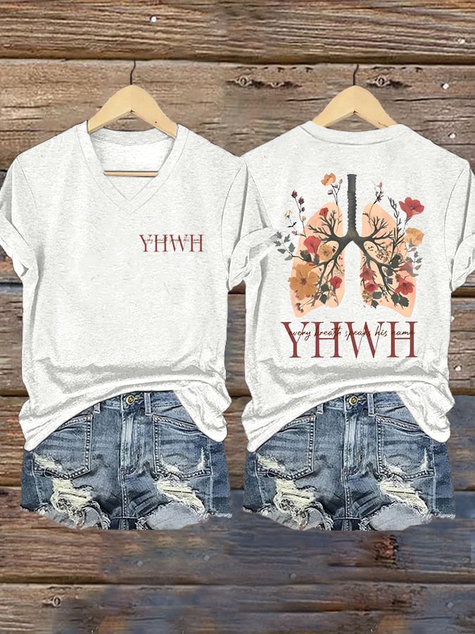 Women's Faith Printed Casual T-Shirt