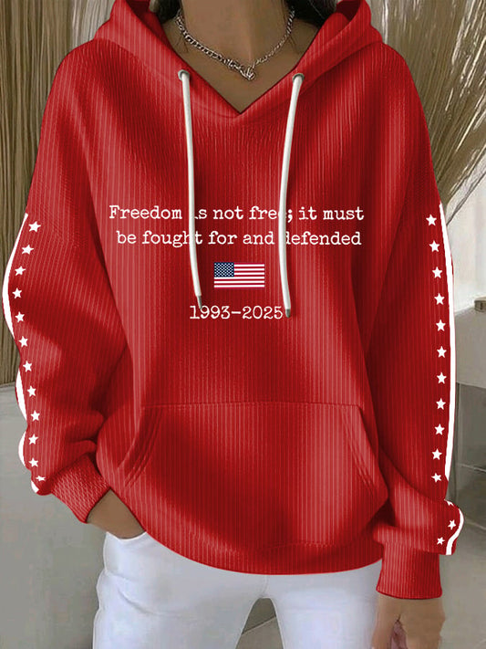 Women's Freedom Is Not Free Print Sweatshirt