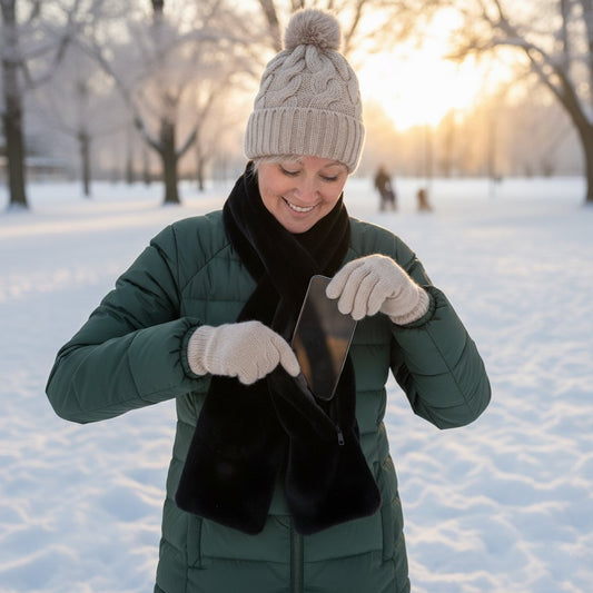 Holiday Mega Sale Save 49%🔥The Coziest Scarf with a Hidden Zipper Pocket