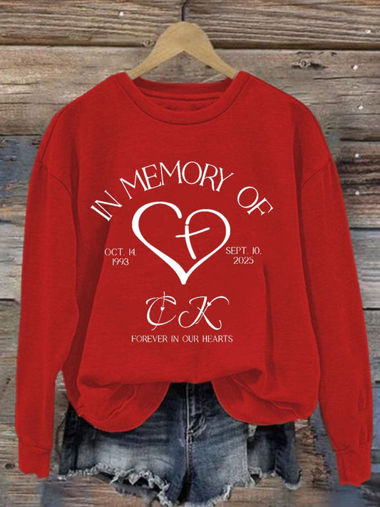 Women'S Casual Letter Print Long-Sleeved Sweatshirt