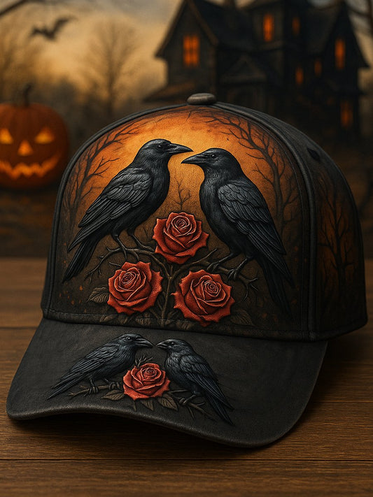 Unisex Halloween crow hat