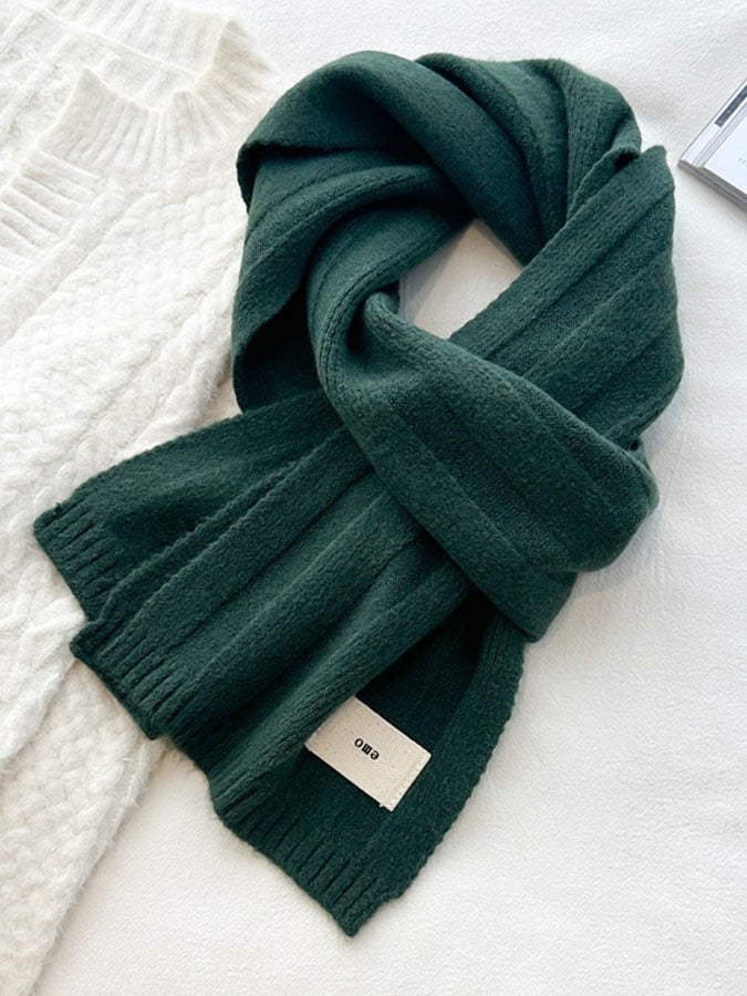 Autumn And Winter Warm Solid Color Scarf
