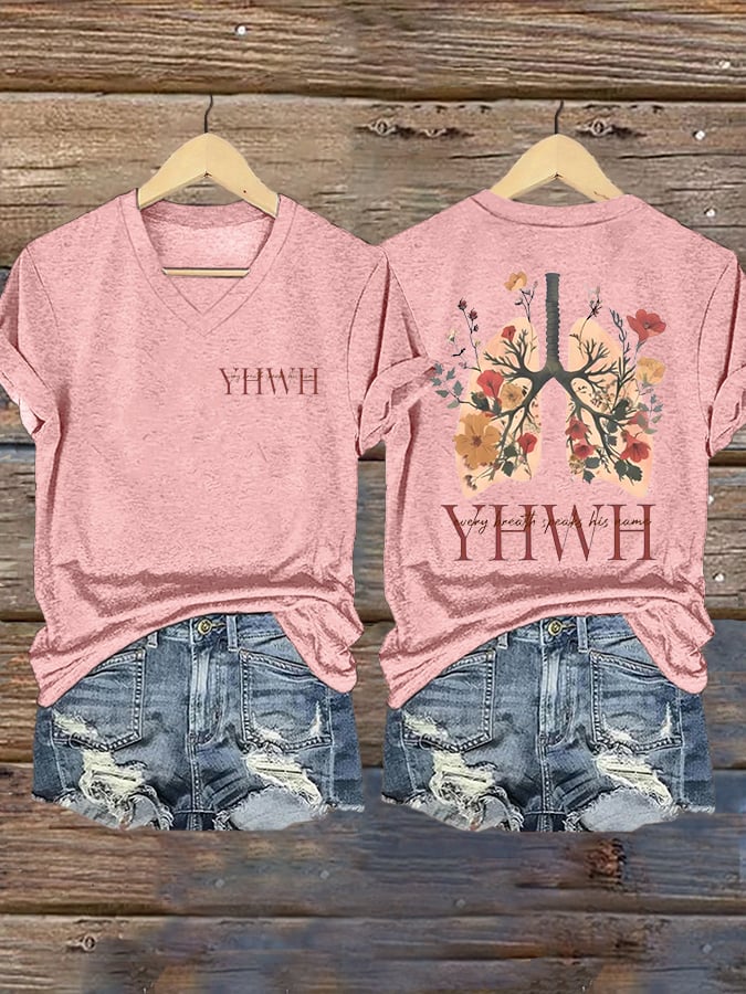 Women's Faith Printed Casual T-Shirt