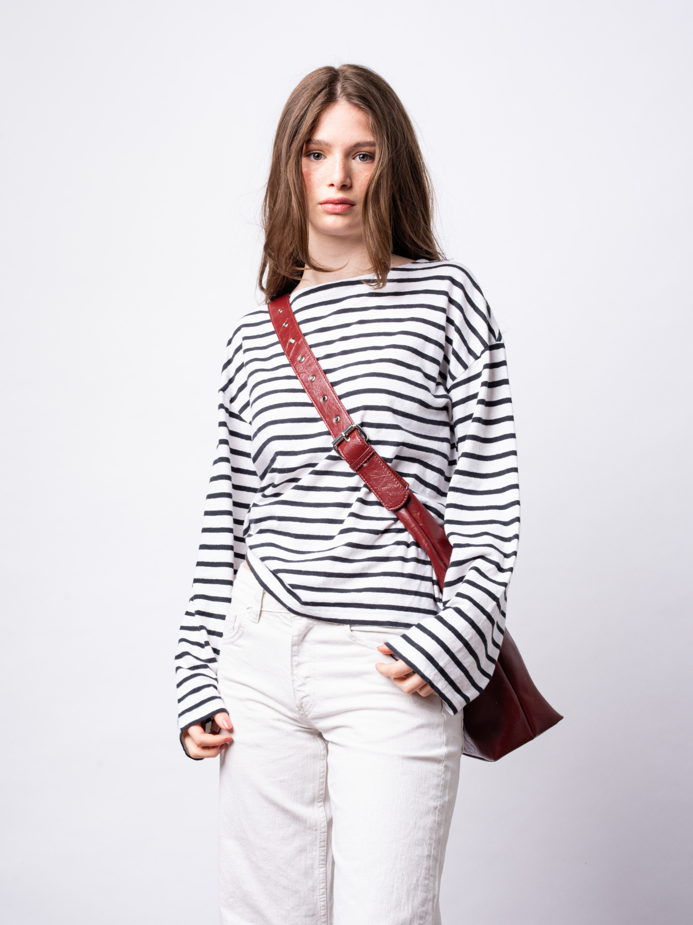 Crossbody Scarlett Distressed Leather Tote