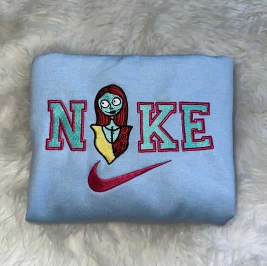 Sally Skellington Embroidered Crewneck