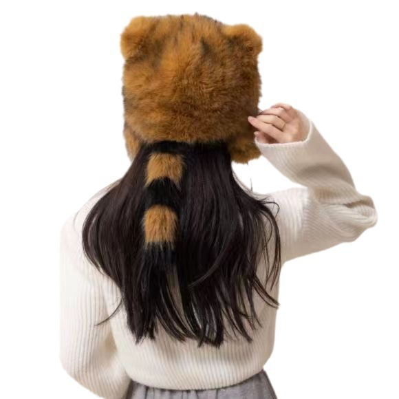 🔥BUY 2 FREE SHIPPING🔥 Handmade Imitation Raccoon Fur Hat