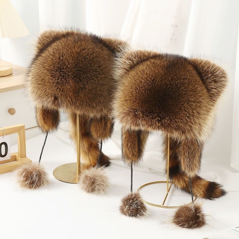 🔥BUY 2 FREE SHIPPING🔥 Handmade Imitation Raccoon Fur Hat
