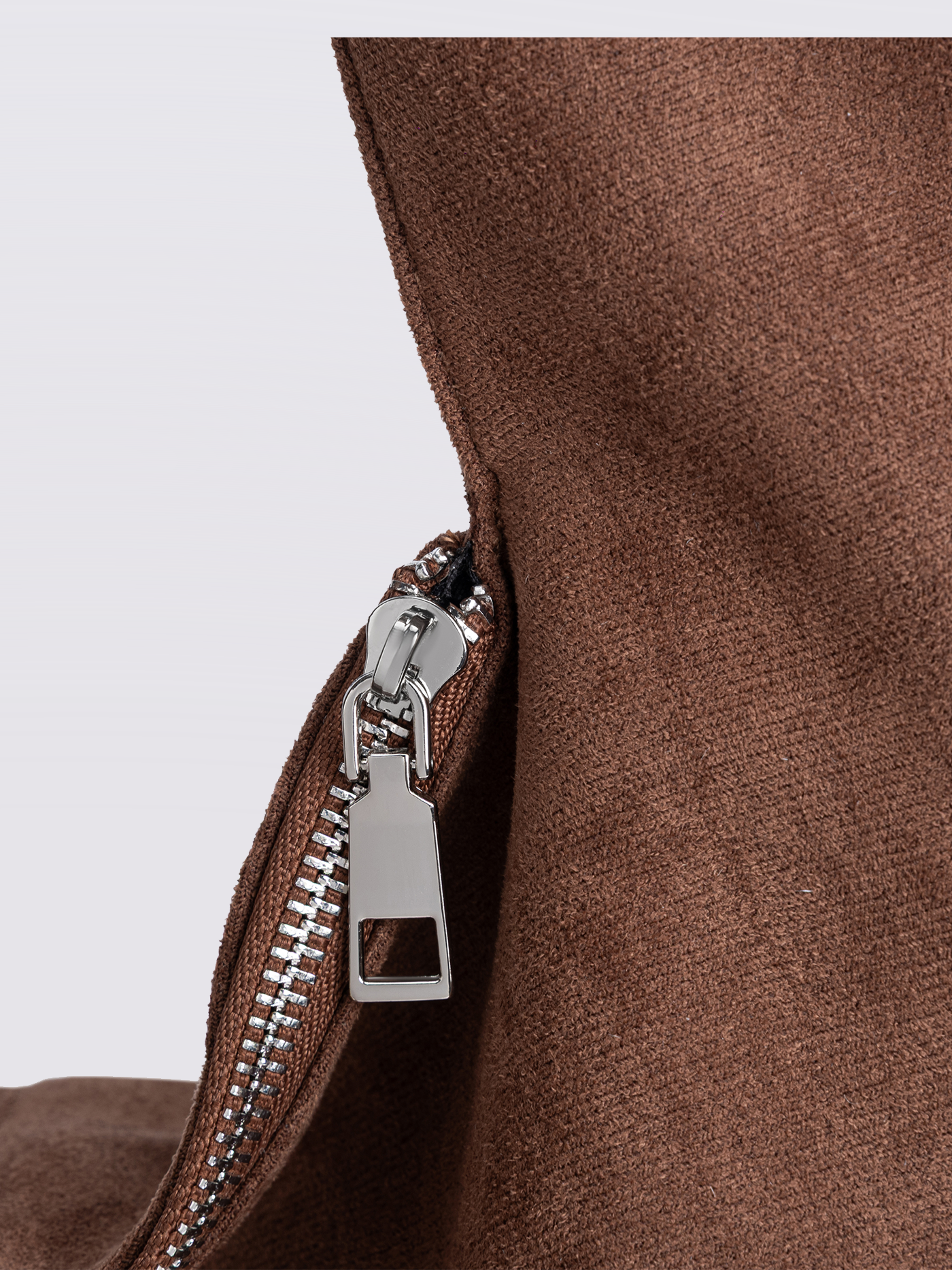 Studded Suede Shoulder Bag