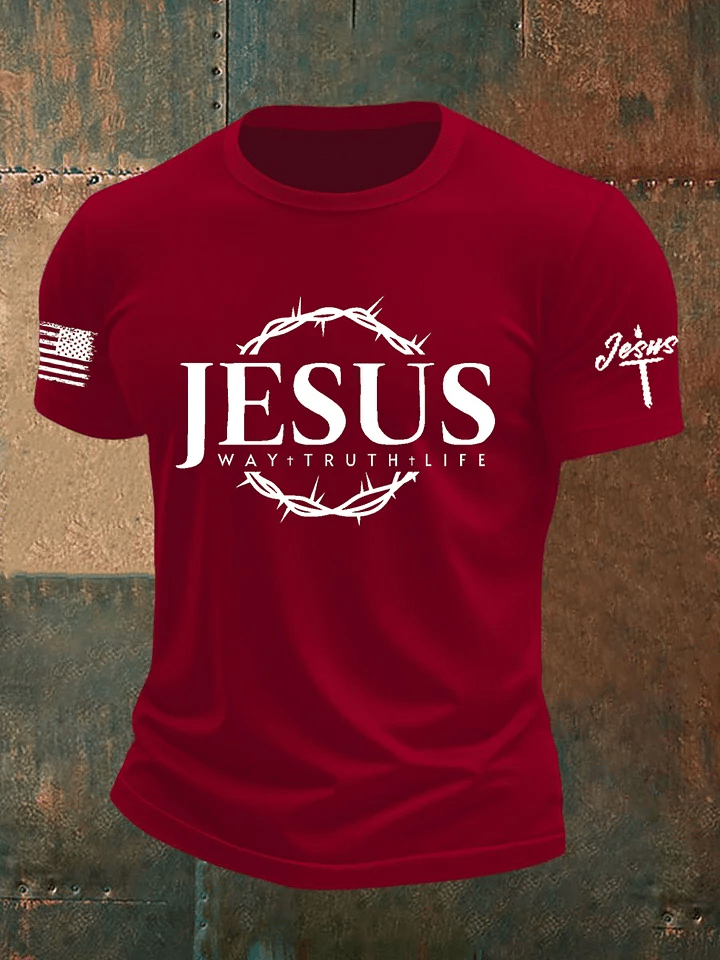 Men's JESUS The Way The Truth The Life  Shirt