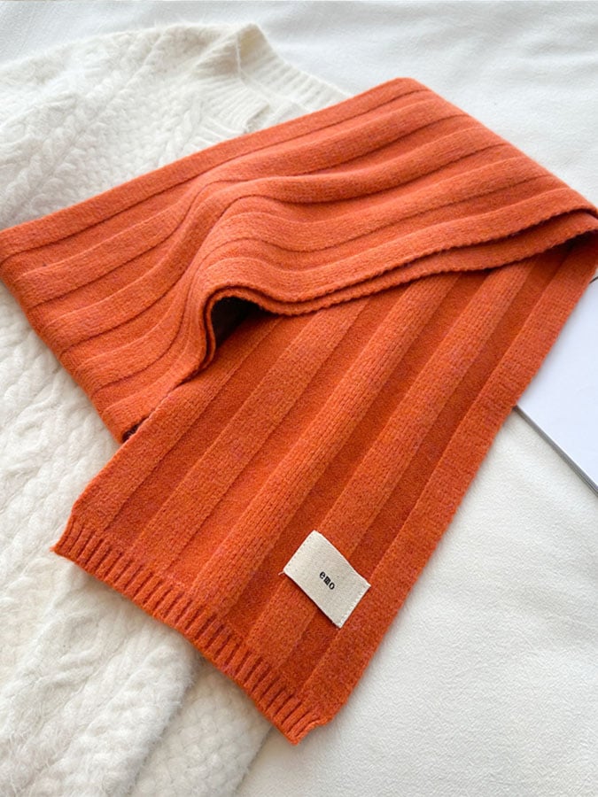Autumn And Winter Warm Solid Color Scarf