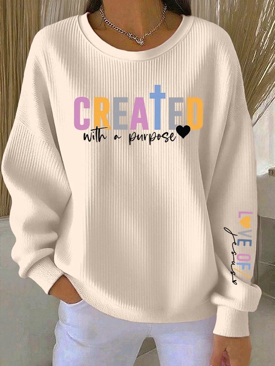 Women's Created with a Purpose Casual Sweatshirt