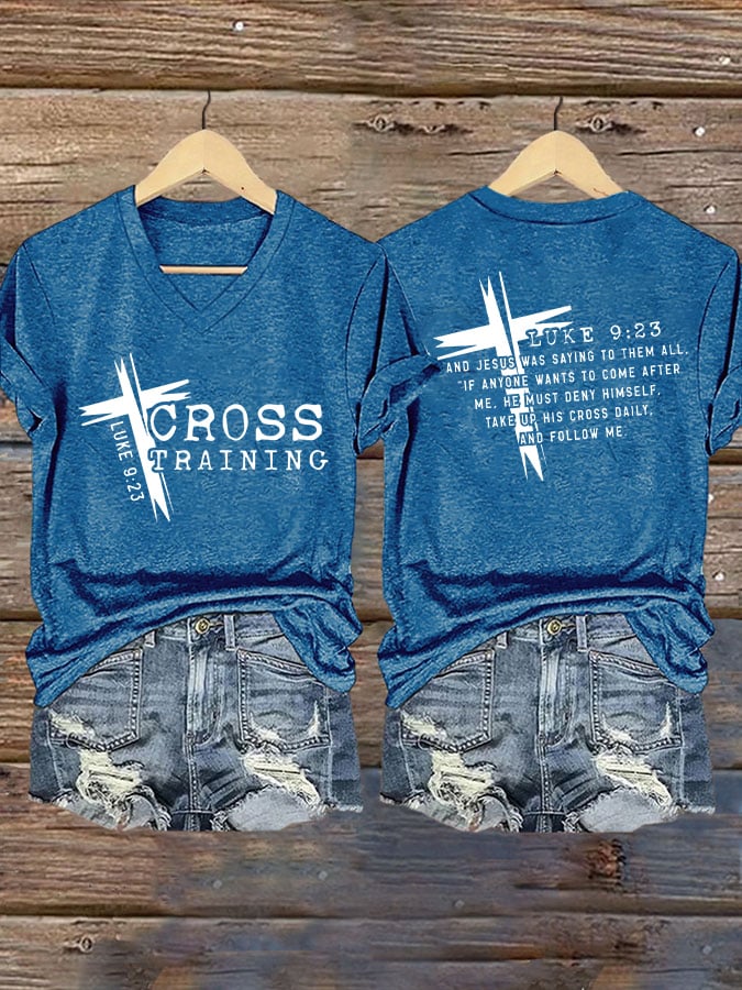 Women's Retro Faith Print T-Shirt