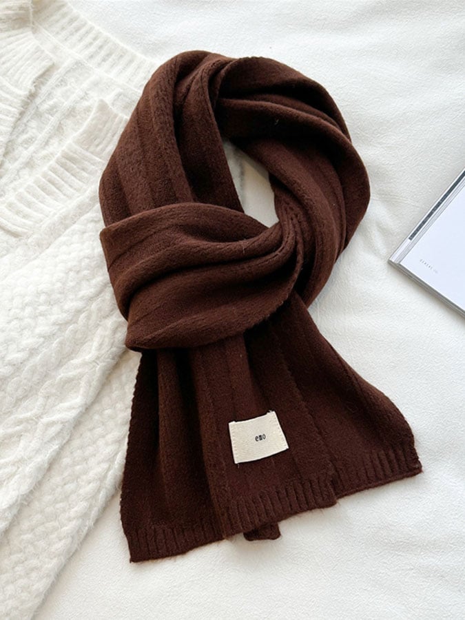 Autumn And Winter Warm Solid Color Scarf