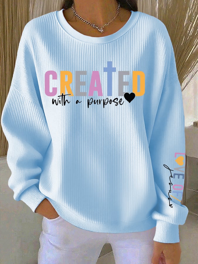 Women's Created with a Purpose Casual Sweatshirt