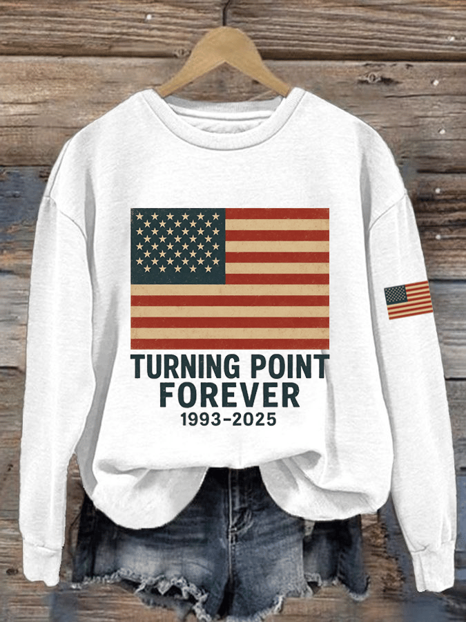 Women's Hot Events Printed Crew Neck Sweatshirt
