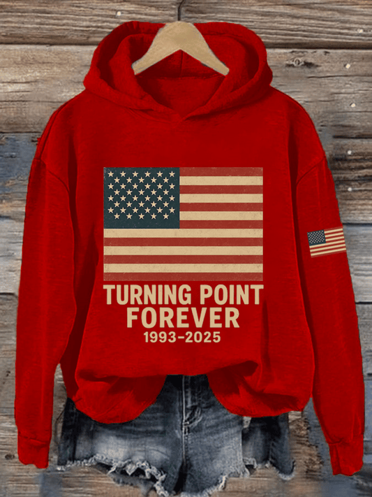 Women's Hot Print Hooded Sweatshirt
