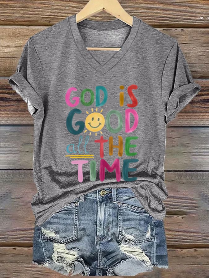 Women's God is Good All The Time T-shirt
