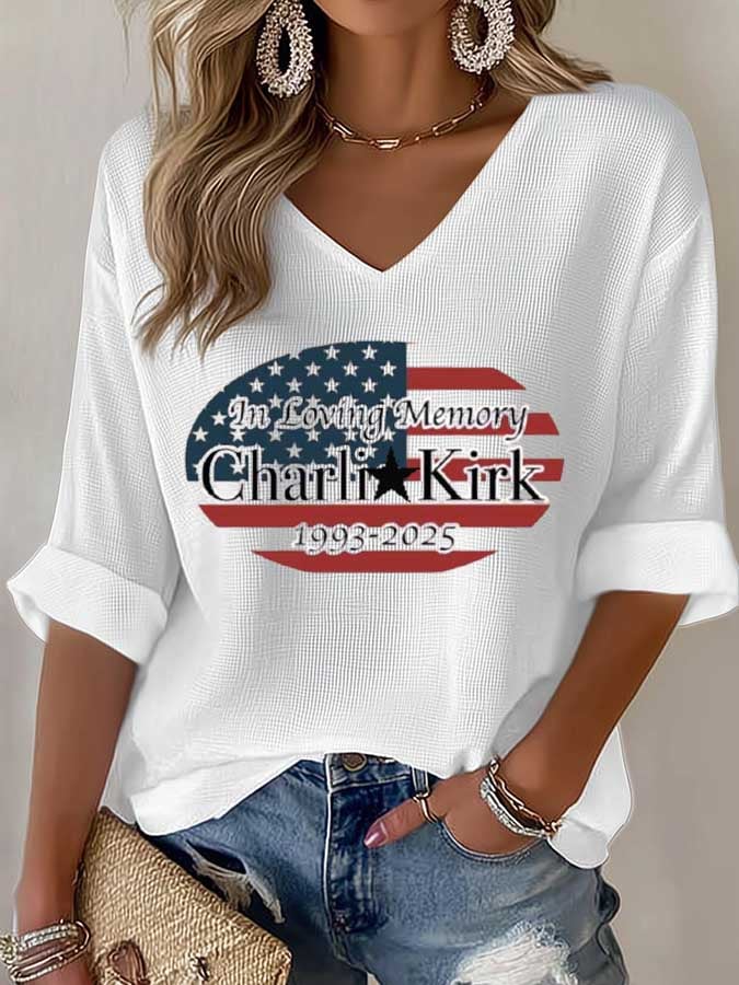 Women's Commemorative Leader Print Crew Neck T-Shirt