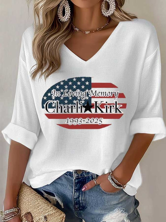 Women's Commemorative Leader Print Crew Neck T-Shirt