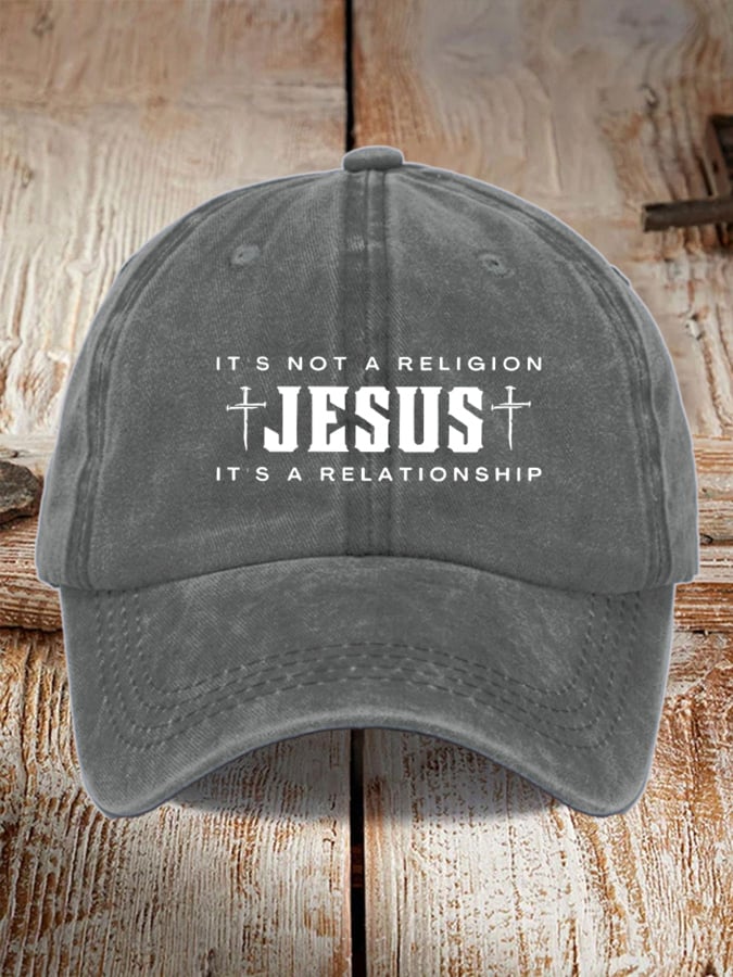 Unisex It's Not A Religion It's A Relationship Baseball Cap