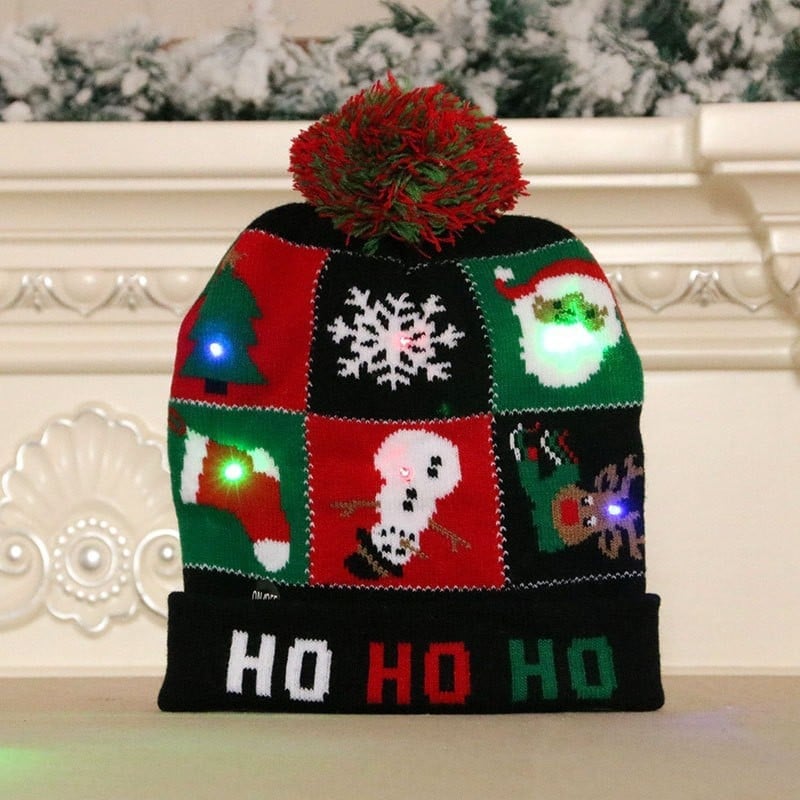 🎁2025 Early Christmas Sale - Christmas LED Light Knitted Beanies
