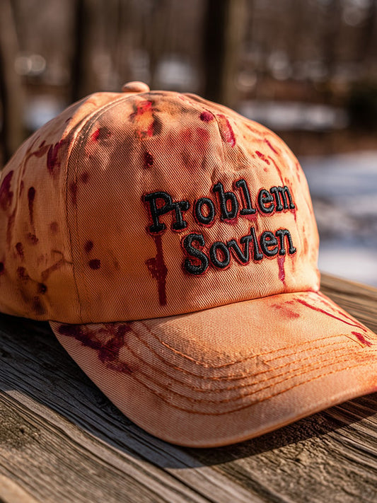 Unisex Artistic Bloodstained Problem Solved Hat