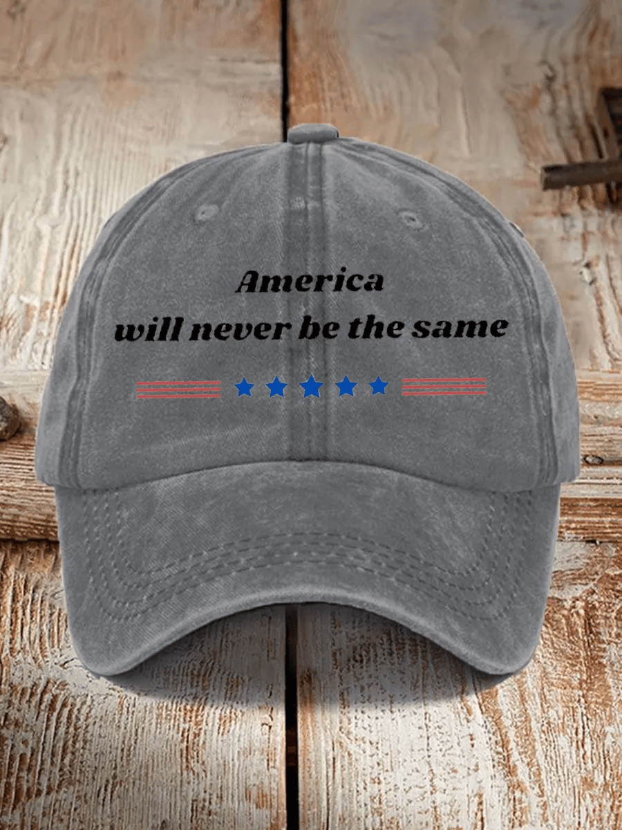 Retro America Will Never Be The Same Print Baseball Cap