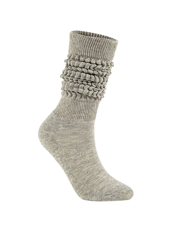 Solid Color Knitted Bubble Socks