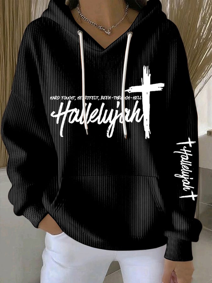 Women's  Hard Fought, Heartfelt, Been-Through-Hell Sweatshirts