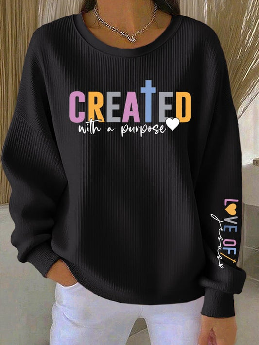 Women's Created with a Purpose Casual Sweatshirt