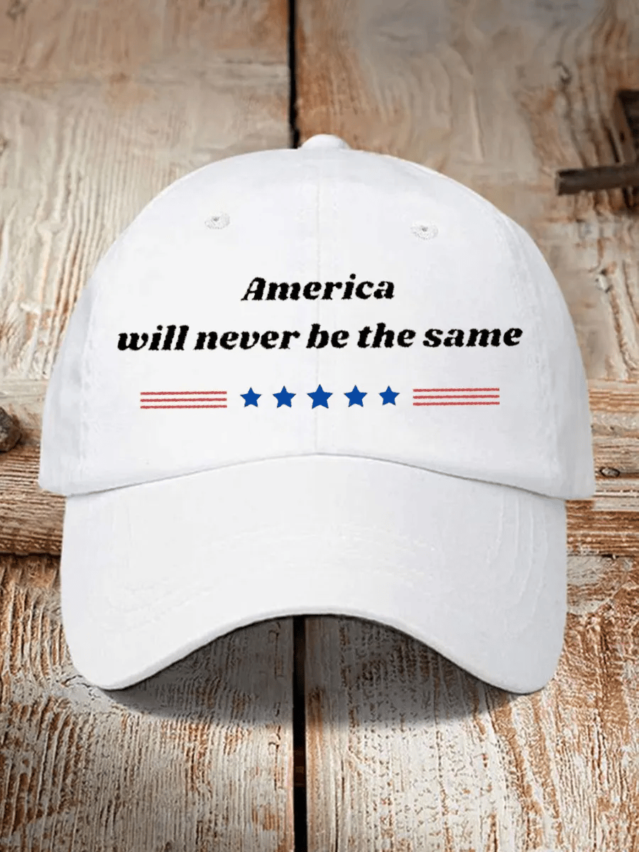 Retro America Will Never Be The Same Print Baseball Cap