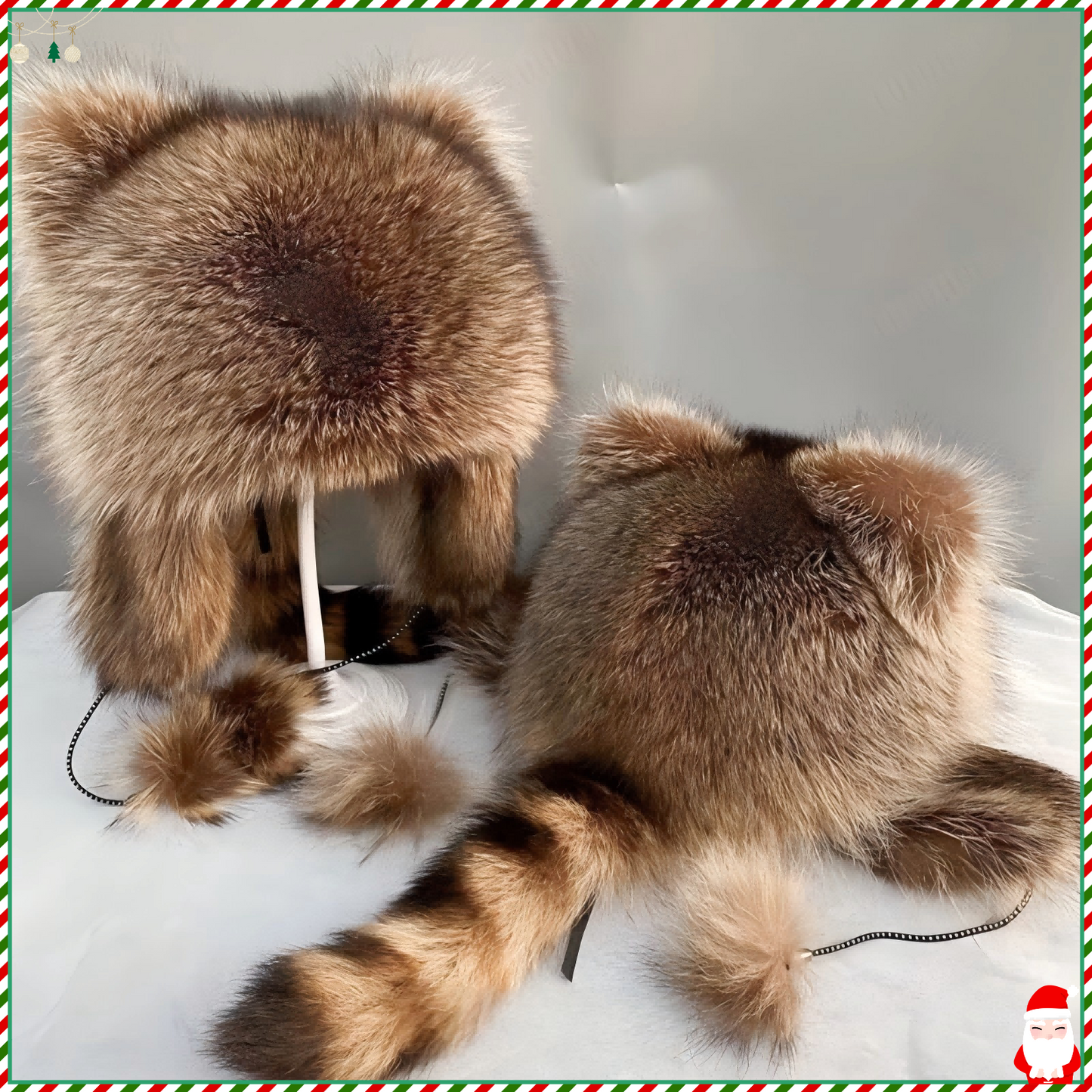 🔥BUY 2 FREE SHIPPING🔥 Handmade Imitation Raccoon Fur Hat