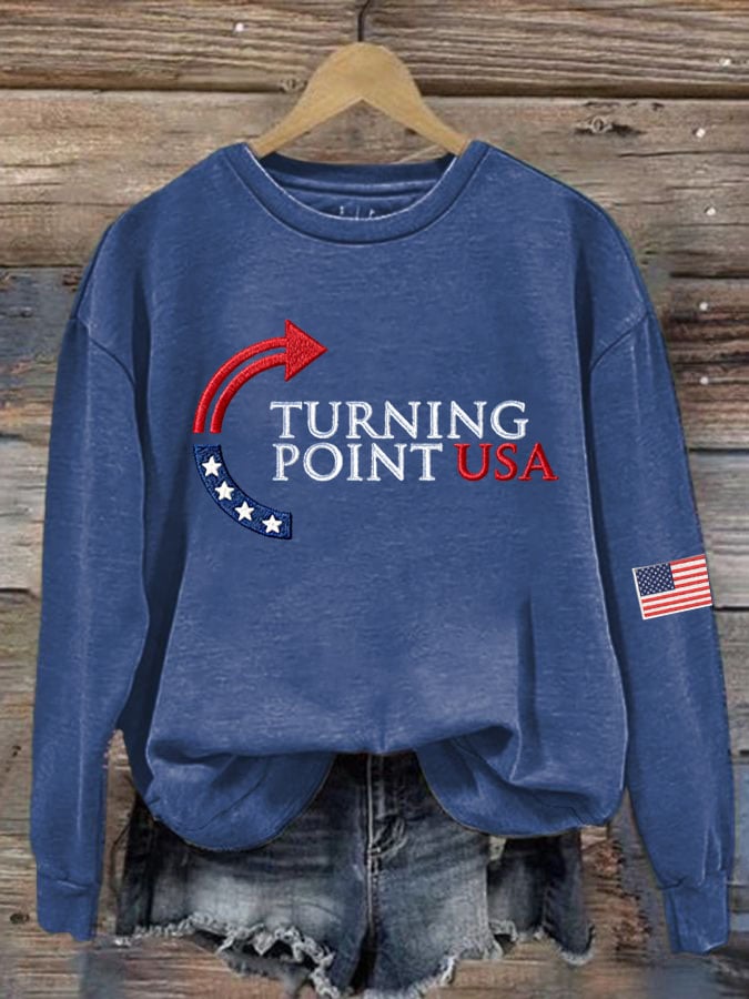 Women's Turning Point USA Print Sweatshirt