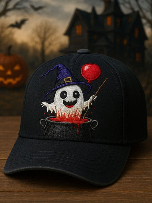 Halloween Ghost Print Hat