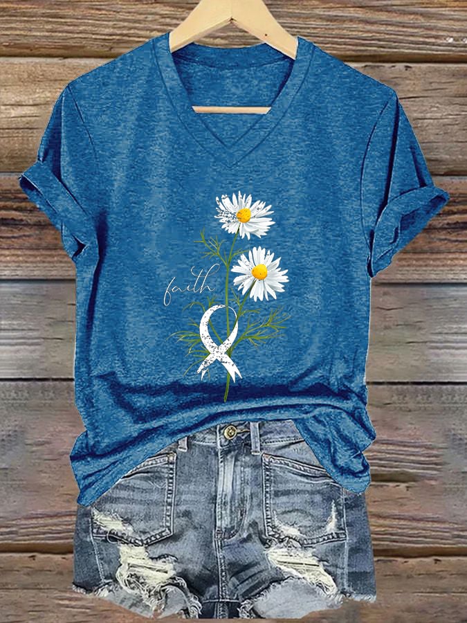 Women'S Casual Faith Short Sleeve T-Shirt