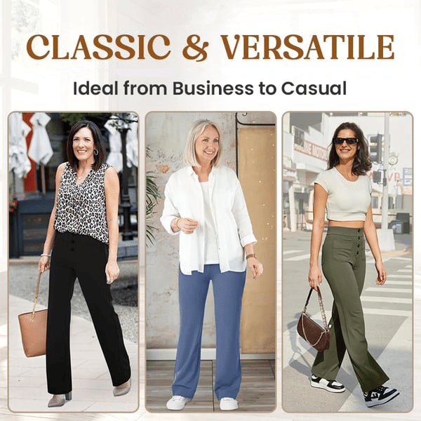 🔥Hot Sale 8000+💷Fan Favorite🔥Women's Casual High Waist Stretch Trousers