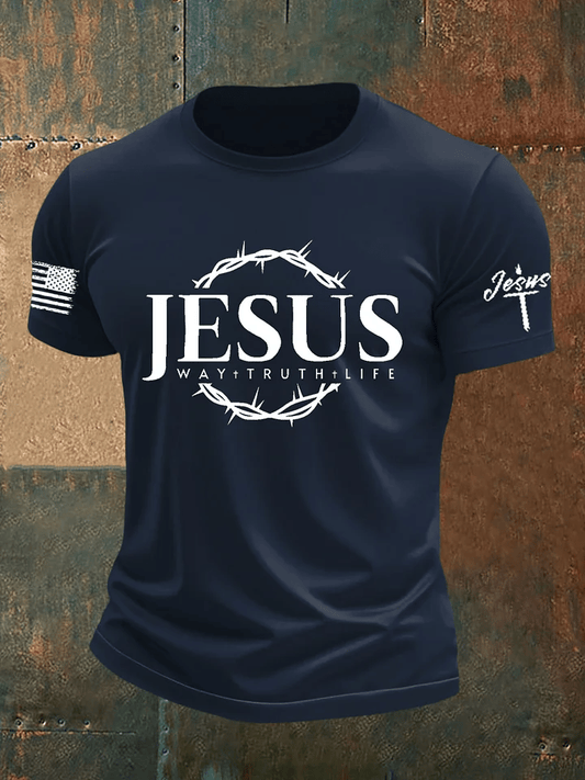 Men's JESUS The Way The Truth The Life  Shirt