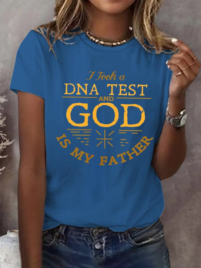 Women's Faith Printed Short-Sleeved T-Shirt