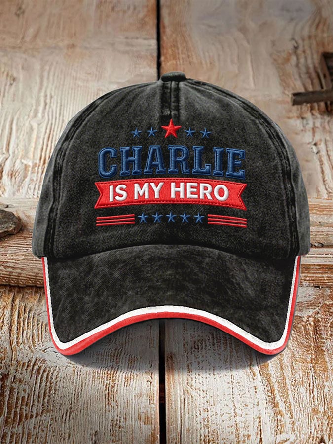 Unisex Is My Hero Print Baseball Cap