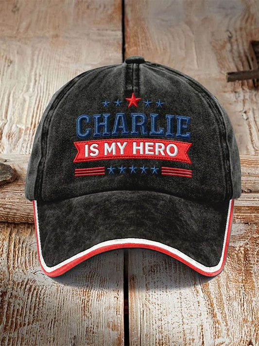Unisex Is My Hero Print Baseball Cap