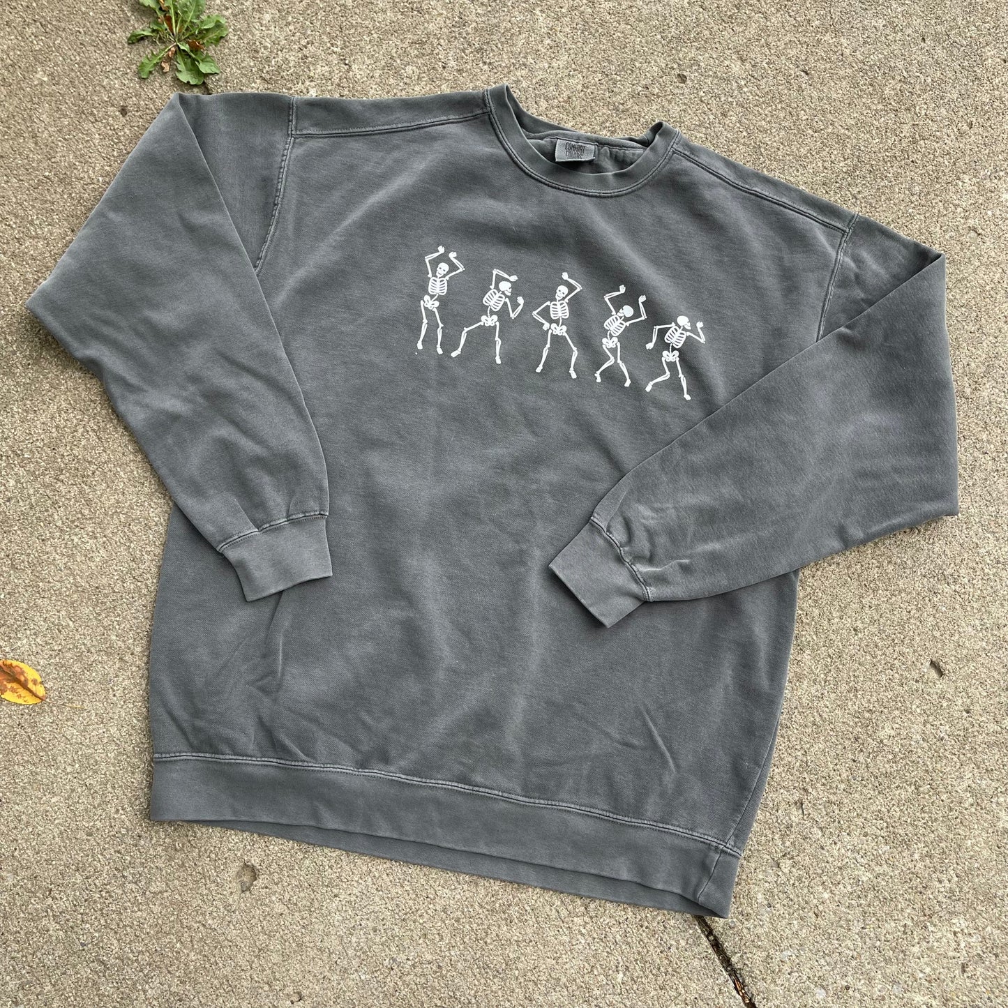 Dancing Skeletons Crewneck (Pepper)
