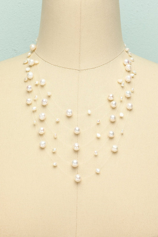 Layered Pearl Necklace