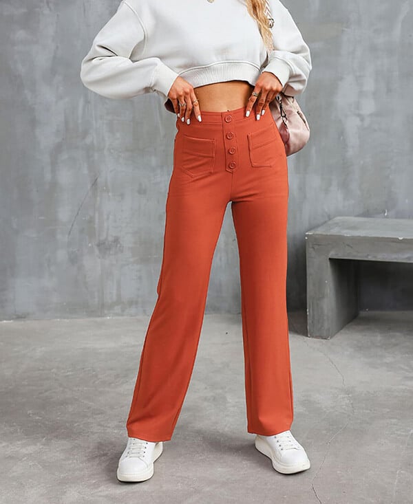 🔥Hot Sale 8000+💷Fan Favorite🔥Women's Casual High Waist Stretch Trousers